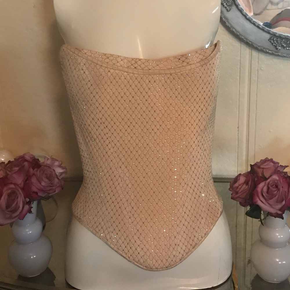 Corset Swarovski Crystal inlay.